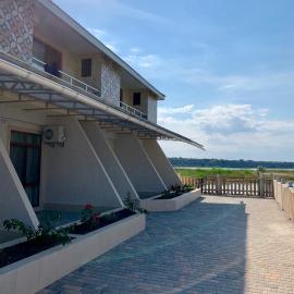 Facade of Salute 3 Building, Kurortnoye, Odesa region, Ukraine