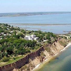 View of Shabolatskiy Liman, Kurortnoye, Odesa region