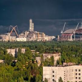 View of Chernobyl Nuclear Factory_Block 4_Chernobyl Tour Kyiv Ukraine